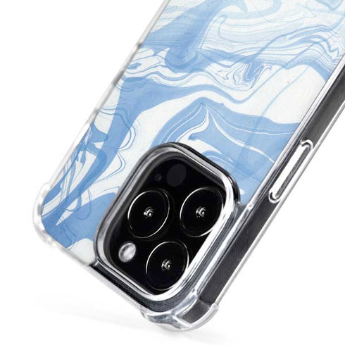 Blue Marbling iPhone 16 Pro MagSafe Case